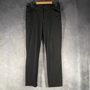 Lululemon Pants Women's Size 8 Black City Sleek Back Pocket 7/8 Ankle Warpstreme